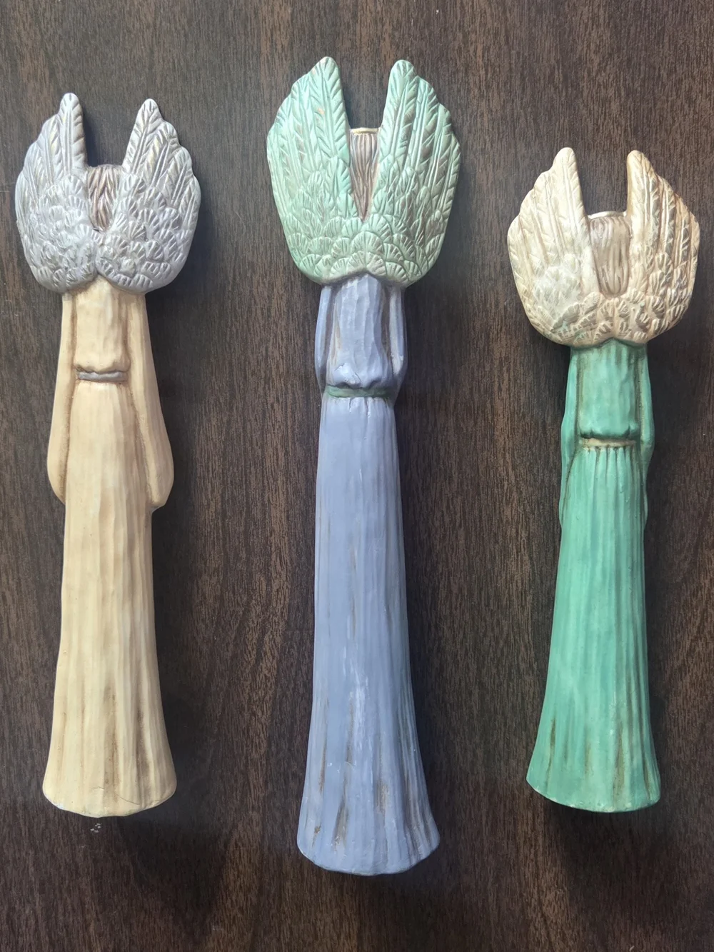 Vintage Poreclain Angel Set